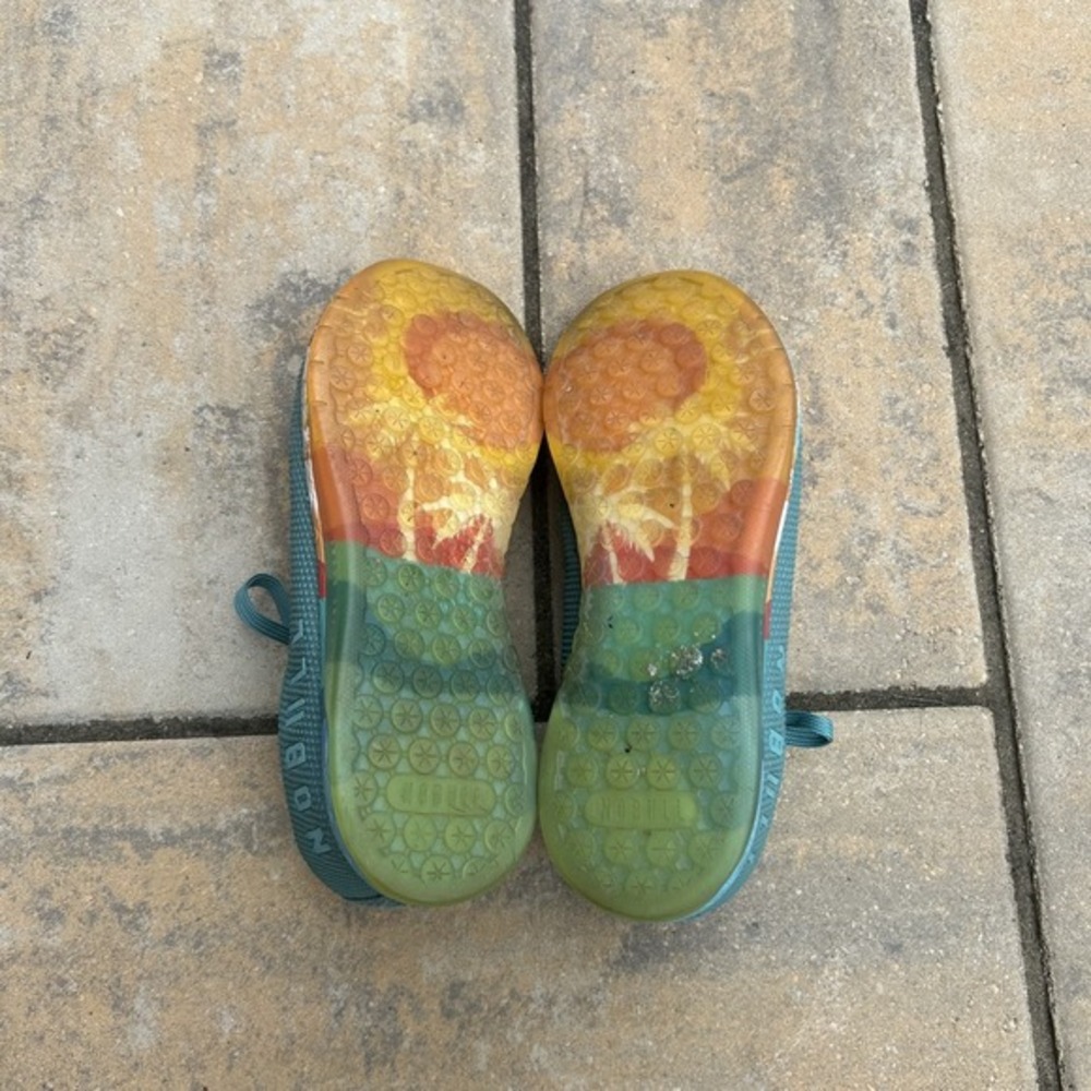 Nobull‎ SuperFabric Trainer Running Womens Sz. 8.5 Teal Training Shoes Tropic - Picture 2 of 8